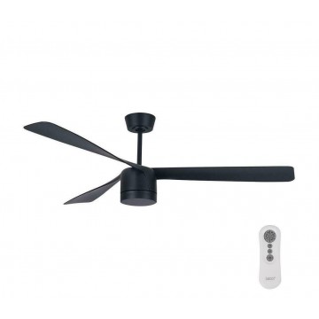 Lucci Air Peregrine Ανεμιστήρας Οροφής 142cm με Φως και Τηλεχειριστήριο Μαύρος